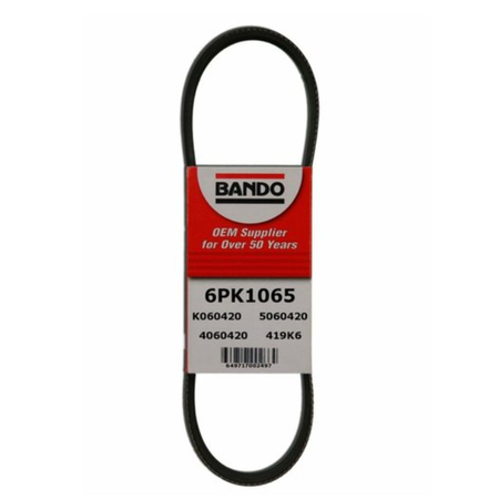 BANDO Rib Ace Precision Engineered V-Ribbed Belt - Compressor, 6PK1065 6PK1065