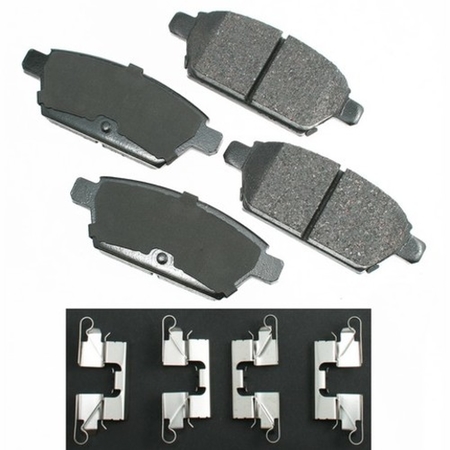 AKEBONO ProACT Ultra Premium Ceramic Pads - Rear, ACT1161 ACT1161