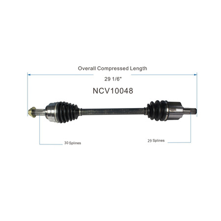 GSP Cv Axle Assembly, NCV10048 NCV10048