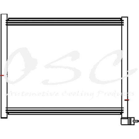 OSC A/C Condenser, 3289 3289