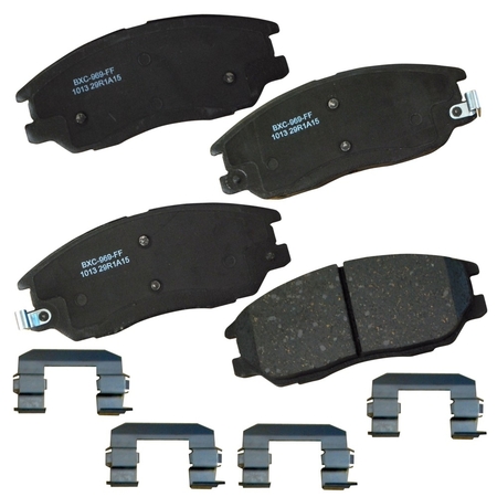 STOP BY BENDIX Disc Brake Pad Set, SBC1013, Front SBC1013