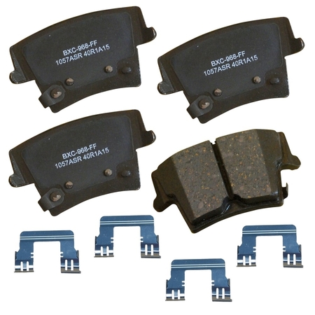 STOP BY BENDIX STOP Ceramic Disc Brake Pad - Rear, SBC1057ASR SBC1057ASR