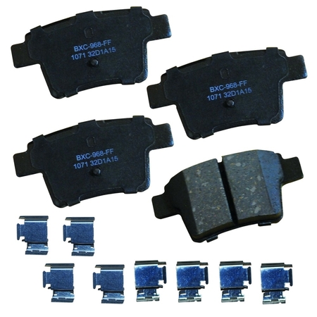 STOP BY BENDIX STOP Ceramic Disc Brake Pad - Rear, SBC1071 SBC1071