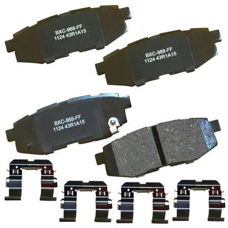 STOP BY BENDIX Disc Brake Pad Set, SBC1124 SBC1124