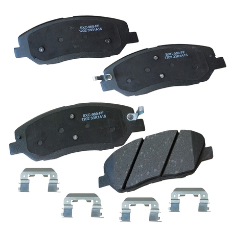 STOP BY BENDIX STOP Ceramic Disc Brake Pad - Front, SBC1202 SBC1202