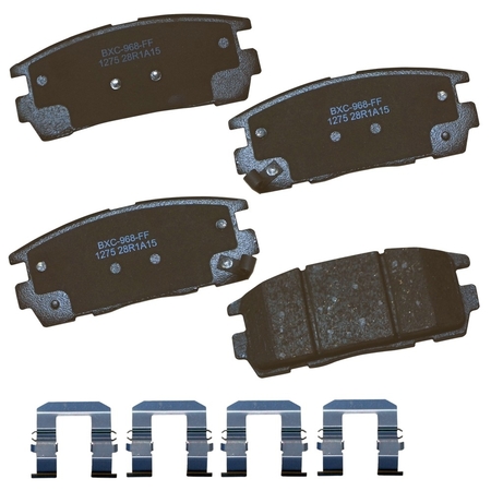 STOP BY BENDIX STOP Ceramic Disc Brake Pad - Rear, SBC1275 SBC1275