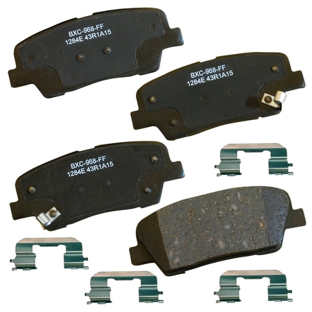 STOP BY BENDIX Disc Brake Pad Set 2011 Hyundai Equus, SBC1284E, Rear SBC1284E