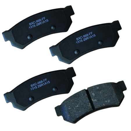 STOP BY BENDIX Disc Brake Pad Set, SBC1315, Rear SBC1315