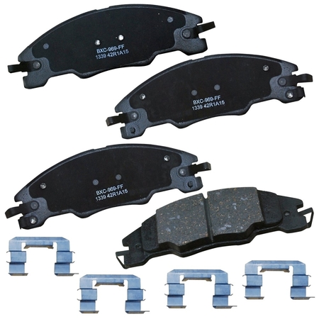 STOP BY BENDIX STOP Ceramic Disc Brake Pad - Front, SBC1339 SBC1339