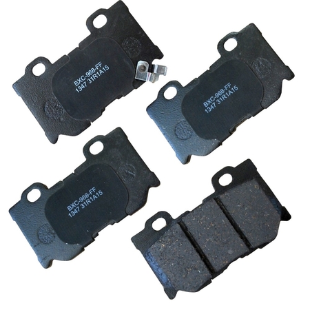 STOP BY BENDIX Disc Brake Pad Set, SBC1347, Rear SBC1347