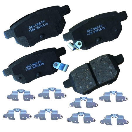 STOP BY BENDIX STOP Ceramic Disc Brake Pad - Rear, SBC1354 SBC1354