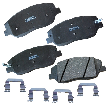 STOP BY BENDIX Disc Brake Pad Set 2009 Kia Borrego V6 V8, SBC1385, Front SBC1385