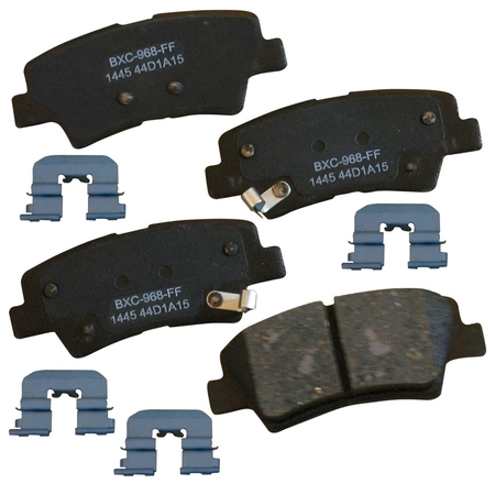 STOP BY BENDIX STOP Ceramic Disc Brake Pad - Rear, SBC1445 SBC1445