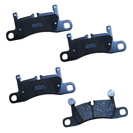 STOP BY BENDIX Disc Brake Pad Set, SBC1453, Rear SBC1453