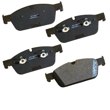 STOP BY BENDIX Disc Brake Pad Set, SBC1636, Front SBC1636