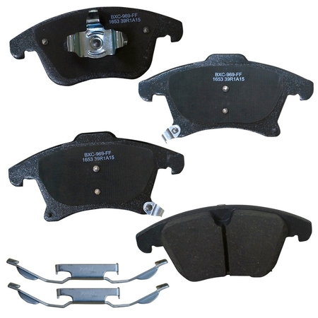 STOP BY BENDIX STOP Ceramic Disc Brake Pad - Front, SBC1653 SBC1653