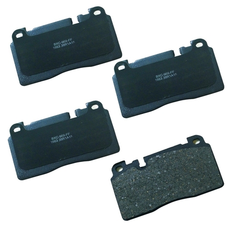 STOP BY BENDIX Disc Brake Pad Set, SBC1663, Front SBC1663