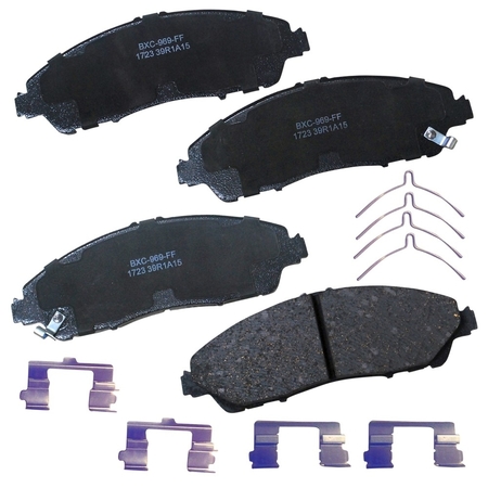 STOP BY BENDIX Disc Brake Pad Set, SBC1723, Front SBC1723