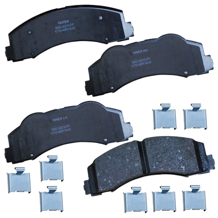 STOP BY BENDIX STOP Ceramic Disc Brake Pad - Front, SBC1770 SBC1770