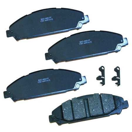 STOP BY BENDIX STOP Ceramic Disc Brake Pad - Front, SBC1791 SBC1791