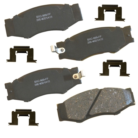 STOP BY BENDIX STOP Ceramic Disc Brake Pad - Front, SBC266 SBC266