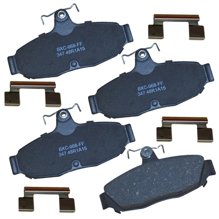 STOP BY BENDIX Disc Brake Pad Set, SBC347, Rear SBC347