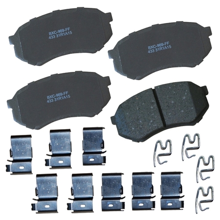 STOP BY BENDIX STOP Ceramic Disc Brake Pad - Front, SBC433 SBC433