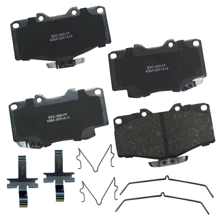 STOP BY BENDIX STOP Ceramic Disc Brake Pad - Front, SBC436A SBC436A