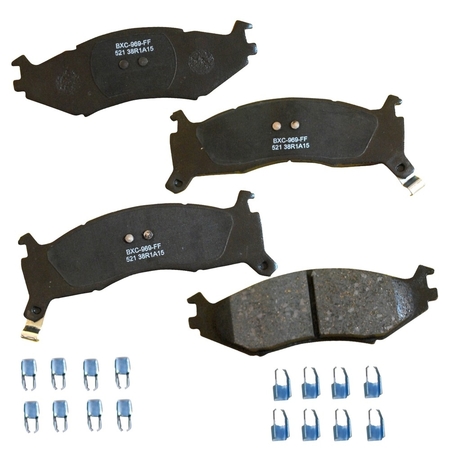 STOP BY BENDIX Disc Brake Pad Set, SBC521 SBC521