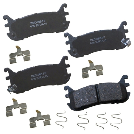 STOP BY BENDIX STOP Ceramic Disc Brake Pad - Rear, SBC636 SBC636