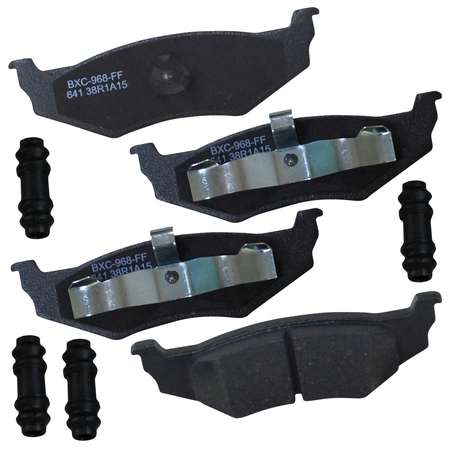 STOP BY BENDIX STOP Ceramic Disc Brake Pad - Rear, SBC641 SBC641