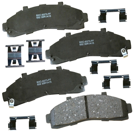 STOP BY BENDIX STOP Ceramic Disc Brake Pad - Front, SBC652 SBC652