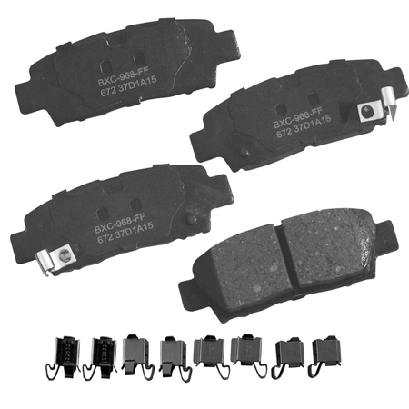 STOP BY BENDIX Disc Brake Pad Set 1995-1999 Toyota Avalon, SBC672, Rear SBC672