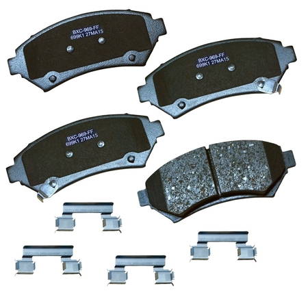 STOP BY BENDIX STOP Ceramic Disc Brake Pad - Front, SBC699K1 SBC699K1