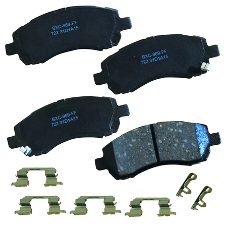 STOP BY BENDIX Disc Brake Pad Set, SBC722, Front SBC722