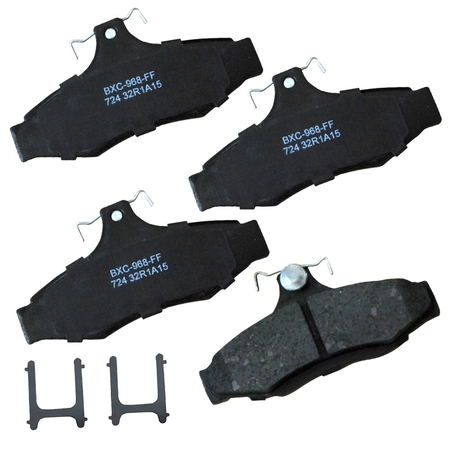 STOP BY BENDIX Disc Brake Pad Set 1997-2004 Mitsubishi Diamante, SBC724 SBC724