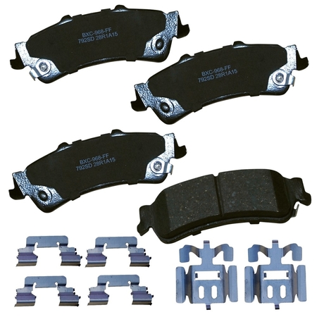 STOP BY BENDIX STOP Ceramic Disc Brake Pad - Rear, SBC792SD SBC792SD