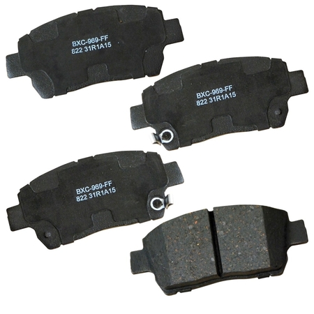 STOP BY BENDIX STOP Ceramic Disc Brake Pad - Front, SBC822 SBC822