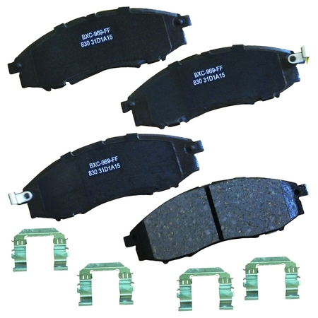 STOP BY BENDIX STOP Ceramic Disc Brake Pad - Front, SBC830 SBC830