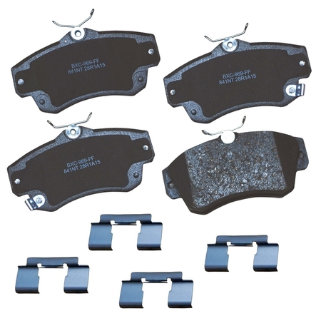 STOP BY BENDIX STOP Ceramic Disc Brake Pad - Front, SBC841NT SBC841NT