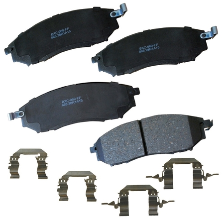 STOP BY BENDIX STOP Ceramic Disc Brake Pad - Front, SBC888 SBC888