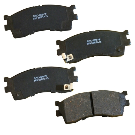 STOP BY BENDIX STOP Ceramic Disc Brake Pad - Front, SBC889 SBC889