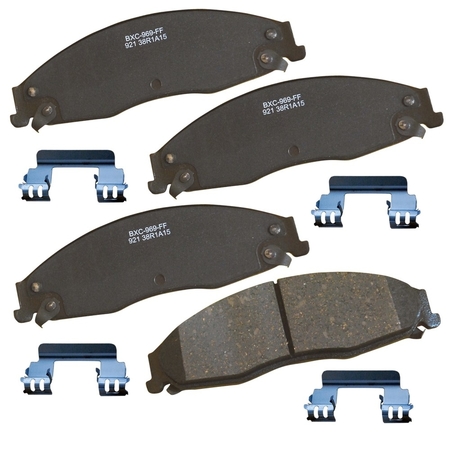 STOP BY BENDIX STOP Ceramic Disc Brake Pad - Front, SBC921 SBC921