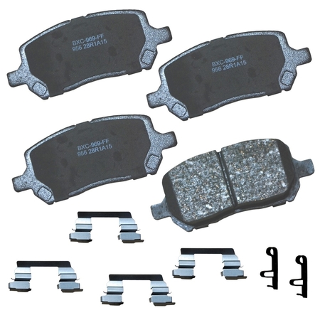 STOP BY BENDIX STOP Ceramic Disc Brake Pad - Front, SBC956 SBC956