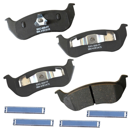 STOP BY BENDIX STOP Ceramic Disc Brake Pad - Rear, SBC964 SBC964