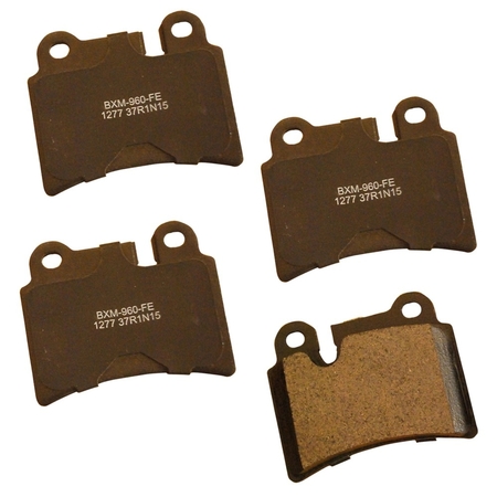 STOP BY BENDIX Disc Brake Pad Set 2006 Volkswagen Touareg V10 V6 V8, SBM1277, Rear SBM1277