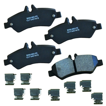 STOP BY BENDIX Disc Brake Pad Set, SBM1317, Rear SBM1317