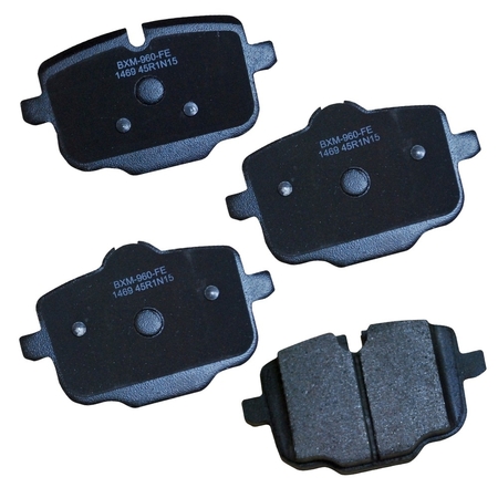 STOP BY BENDIX Disc Brake Pad Set, SBM1469, Rear SBM1469