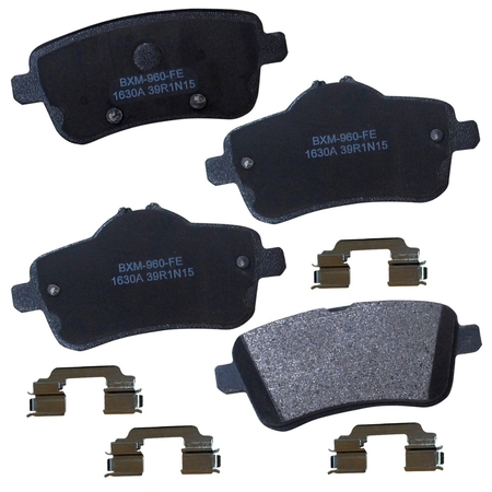 STOP BY BENDIX Disc Brake Pad Set, SBM1630A, Rear SBM1630A