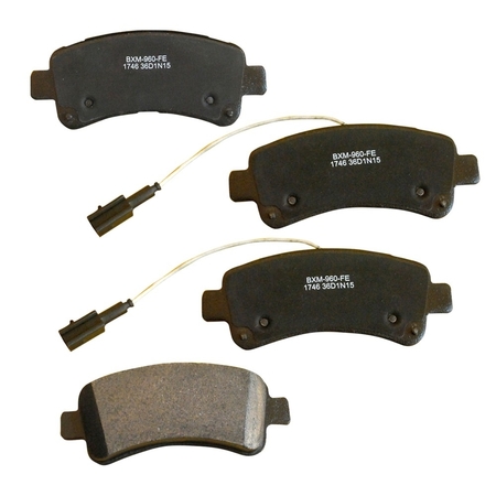 STOP BY BENDIX Disc Brake Pad Set, SBM1746, Rear SBM1746